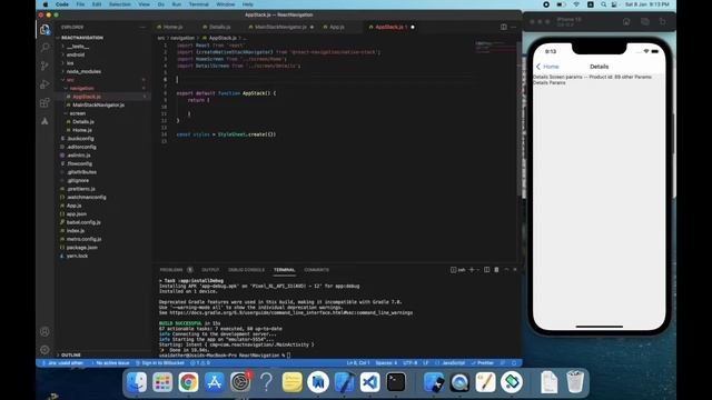 React Native 2022 | React Navigation V6 | Passing Params from One Screen to Another | Bottom Tab Ba смотреть онлайн
