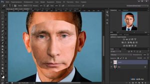 Как заменить лицо в Фотошопе CS5, CS6