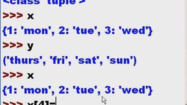 Python Dictionary - Embedding Tuples and Spam смотреть онлайн