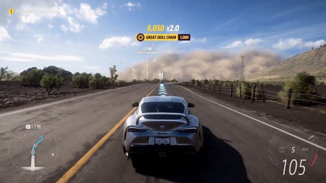 Toyota Supra A90 - Drift and Burnout || Forza Horizon 5 смотреть онлайн