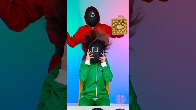 Choose the right mask or you haven't completed the game! || AMAZING SQUID GAME CHALLENGE #shorts смотреть онлайн