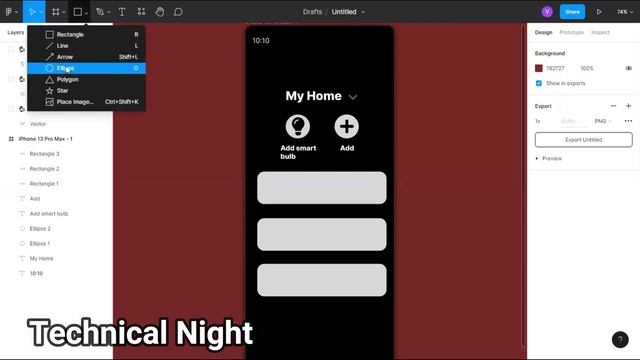 How To Create A Smart Home Control App With Figma In Less Than 10 Minutes|#uidesign #figmatutorial