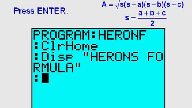 Programming Heron's Formula смотреть онлайн