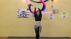 Онлайн урок по восточным танцам с вейлами. Веера-вейлы