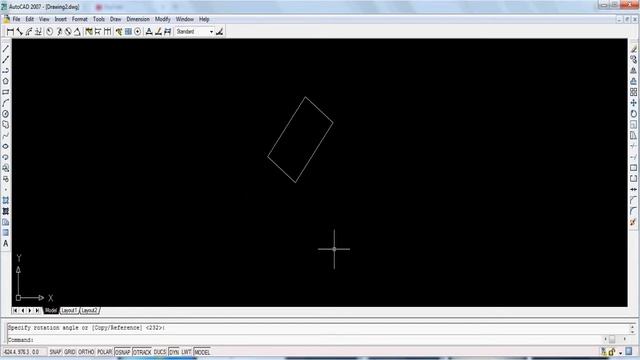How to Rotate Objects In Autocad 2007 in Hindi, Autodesk смотреть онлайн