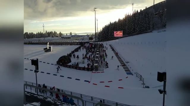 Holmenkollen, Oslo Norway during winter смотреть онлайн