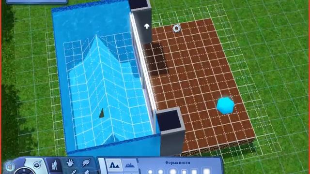 Большой аквариум в The Sims 3