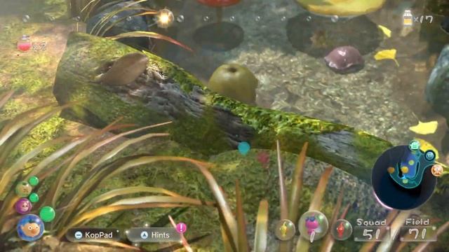 Pikmin 3 Deluxe Twilight River walkthrough - Twilight River bridge pieces on the Nintendo Switch смотреть онлайн
