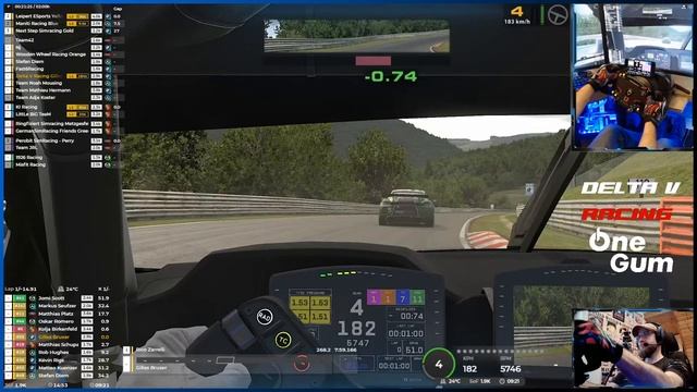 iRacing - VLN 4h - BMW M4 GT3 - Delta V Racing смотреть онлайн
