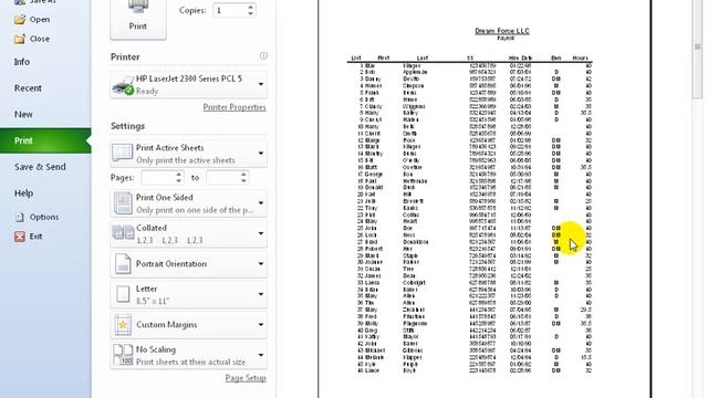 Excel 2010: Page Orientation смотреть онлайн