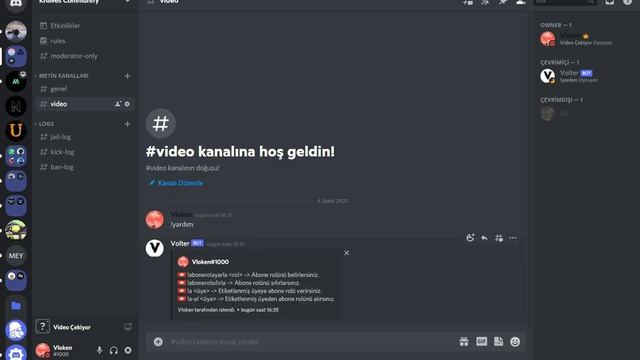 Discord Ayarlamalı Abone Botu • Discord Bot Dersleri • Discord Türkçe
