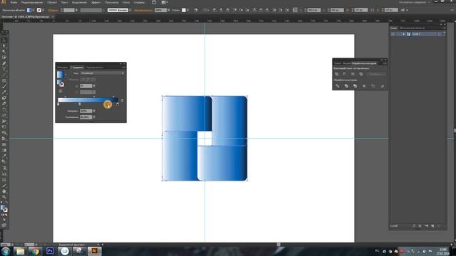 Создание логотипа в Adobe Illustrator смотреть онлайн