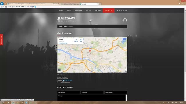 Radio Station HTML5 template, ID: 300111793 смотреть онлайн