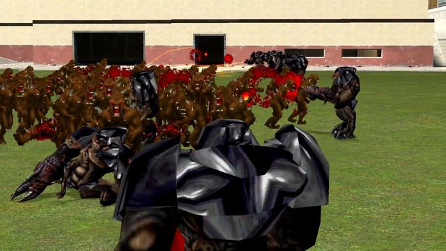 Alien Grunts vs Imps from classic Doom смотреть онлайн
