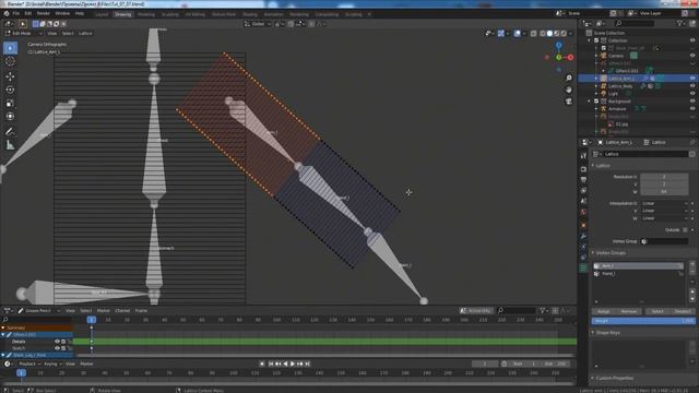2D Анимация в Blender Grease Pencil Создание Персонажа для мультфильма Урок 7 Привязка Скелета смотреть онлайн