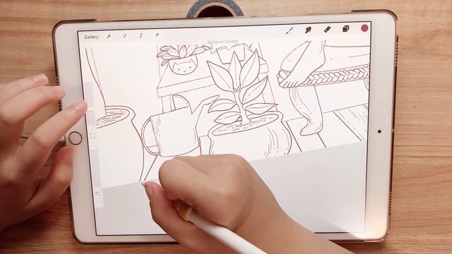 Making A GIF Using The IPAD PRO + PROCREATE!