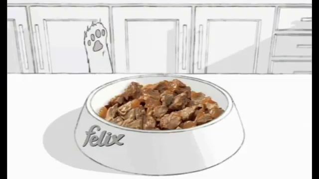 Pub France Purina Felix Chat