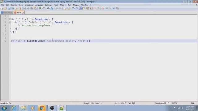 JQuery Basics - Working Further With JQuery Objects #4 смотреть онлайн