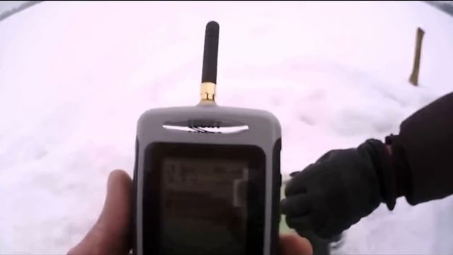 Работа эхолота через лед Lucky Fish Finder 718 FFW смотреть онлайн