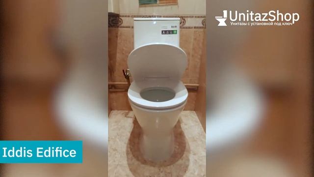 Тест смыва и микролифта унитаза Iddis Edifice от UnitazShop смотреть онлайн