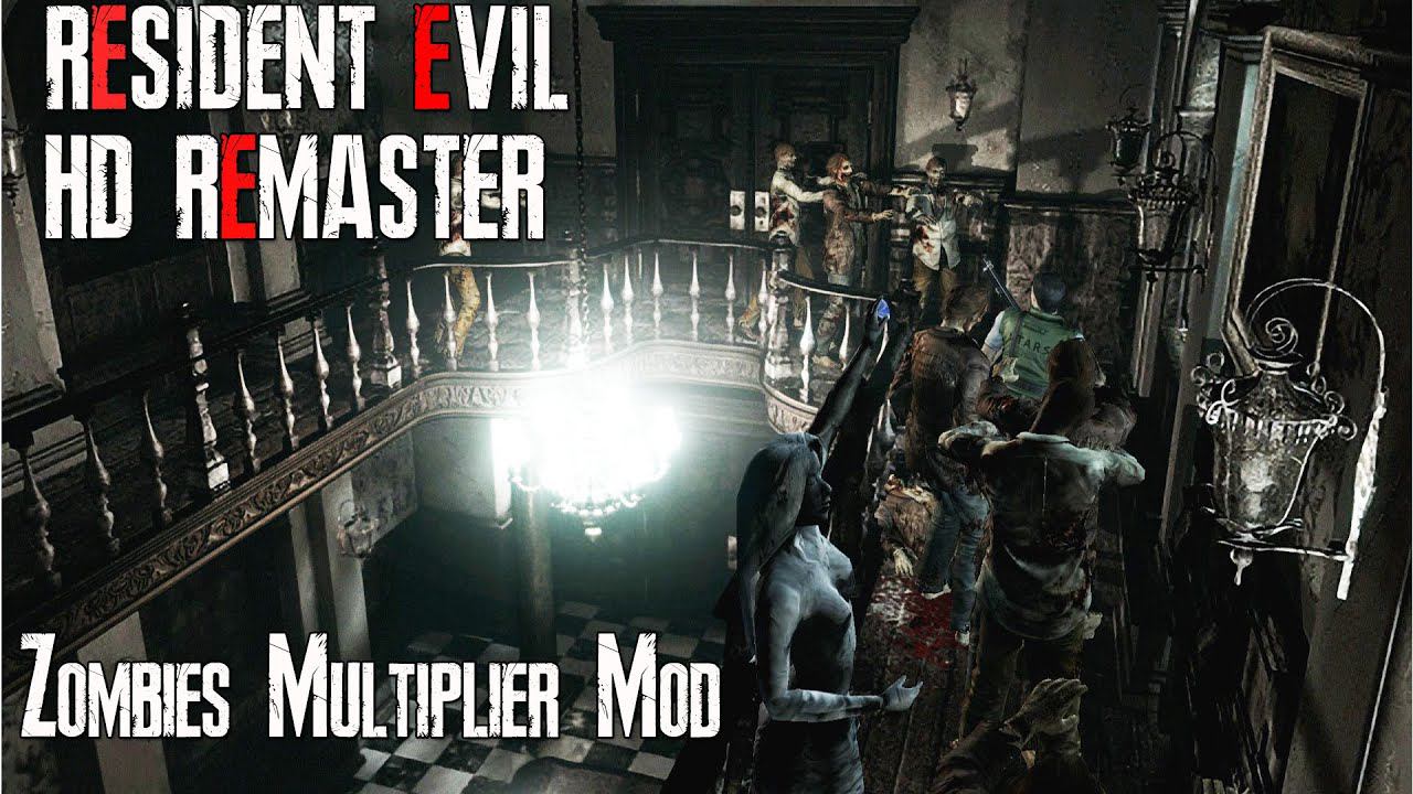 Resident Evil HD Remaster - Zombies Multiplier MOD (Jill Valentine) #1 смотреть онлайн