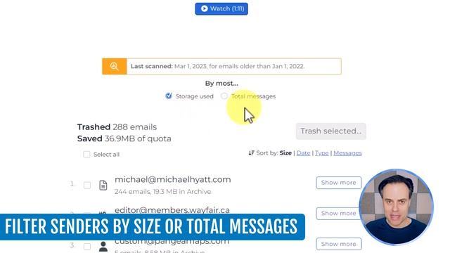 Get Your Email Storage Space Back with This App! смотреть онлайн