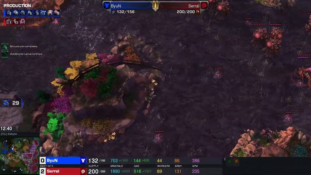 Starcraft II IEM Katowice 2023 Feb11 ByuN(T) v Serral(Z)(2) смотреть онлайн