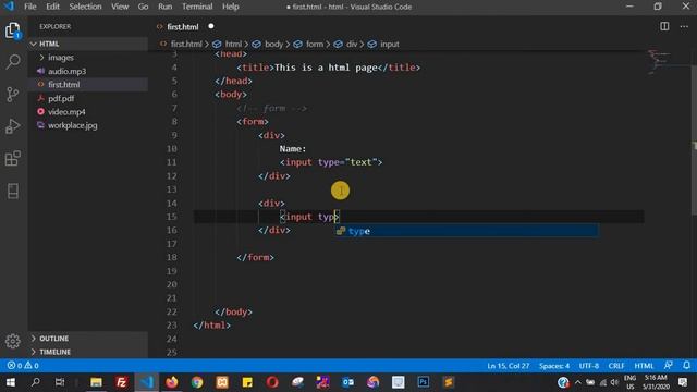 HTML Tutorial in Hindi [Part 33] - HTML Forms смотреть онлайн