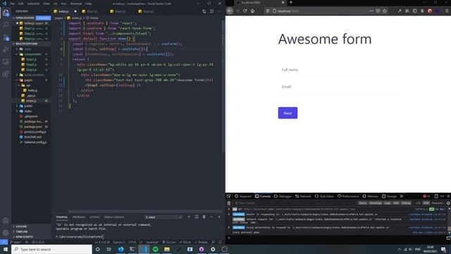 Multi Step Forms in React - Beginners tutorial смотреть онлайн