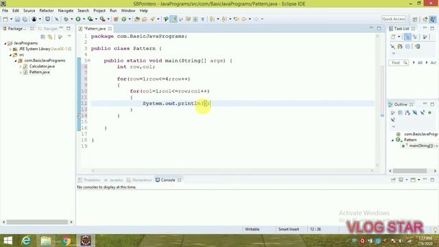 Pattern Program Using Java Language Using Eclipse.. смотреть онлайн