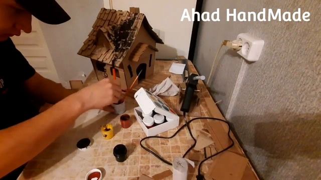 CARDBOARD NEW YEAR HOUSE / НОВОГОДНИЙ ДОМИК ИЗ КАРТОНА смотреть онлайн