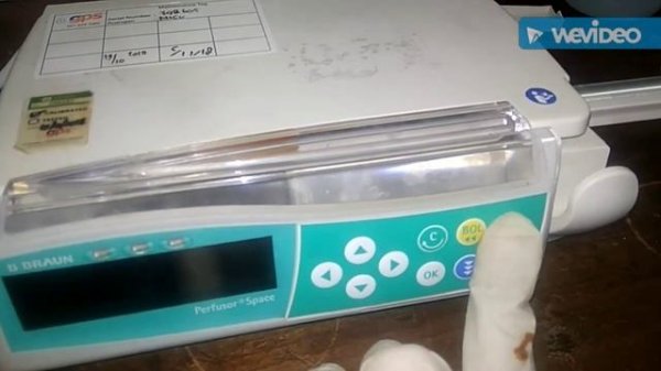 Error 1119 Syringe Pump BBRAUN-Perfusor Space