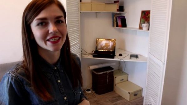 Организация и ХРАНЕНИЕ: компьютерный ШКАФ! Organization TIPS: Computer Armoire (computer desk)