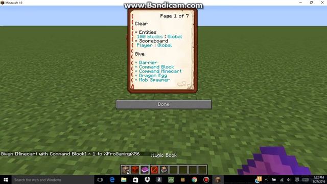 Minecraft :ONE COMMAND ULTIMATE COMMAND BOOK смотреть онлайн