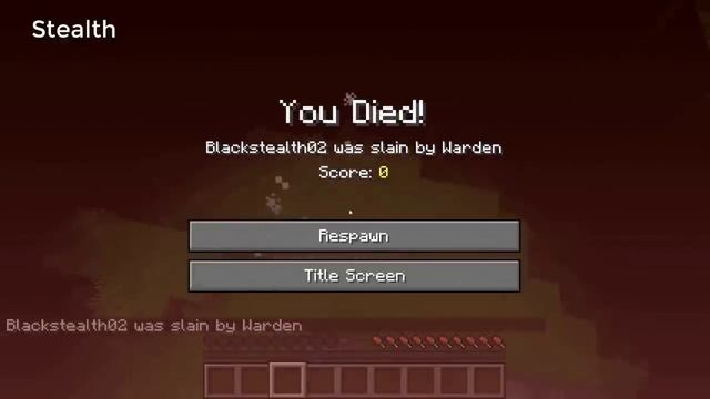 Gamers Reaction to the Warden Sonic Boom in Minecraft смотреть онлайн