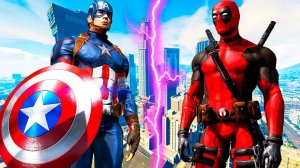 ДЭДПУЛ против КАПИТАНА АМЕРИКИ в ГТА 5 МОДЫ! ОБЗОР МОДА в GTA 5 ВИДЕО