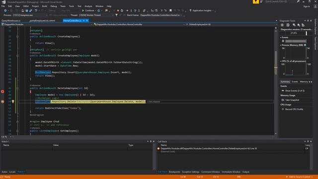c# Dapper Mvc Crud Delete 2 Part -7 смотреть онлайн
