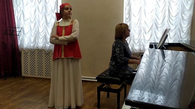 Гафурова Фериде, русская народная песня" Травушка- муравушка" смотреть онлайн