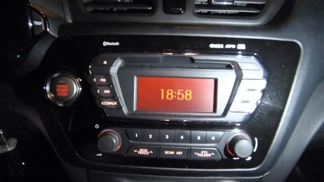 Замена магнитоллы Киа Рио 3 с кнопкой автозапуска смотреть онлайн