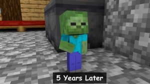 Monster School : Baby Herobrine and Baby Zombie - Minecraft Animation