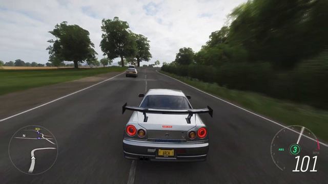 Forza Horizon 4 2 FAST 2 FURIOUS - NISSAN SKYLINE GT R V SPEC II PAUL WALKER'S CAR смотреть онлайн