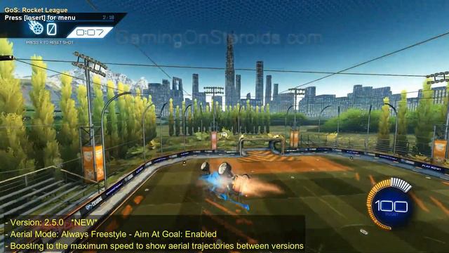 GoS: RocketLeague - Aerial Bot comparison between v.2.4.0 and v.2.5.0 смотреть онлайн