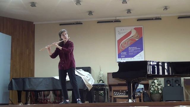 C. P. E. Bach sonata a-minor for flute solo 1, 2 mov смотреть онлайн