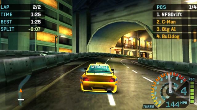 NFS: Underground Rivals - Lancer Evolution 8 - Circuit QHD смотреть онлайн