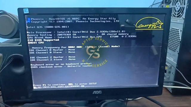 Keyboard Error Or No Keyboard Present - Laptop Chiplevel Service Training
