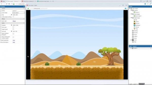 Construct 3 Tutorial - Addons - The Scale Behavior