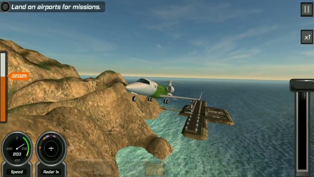 Flight Pilot Simulator 3D - Crazy Airplane Driving Games - Android iOS Gameplay смотреть онлайн