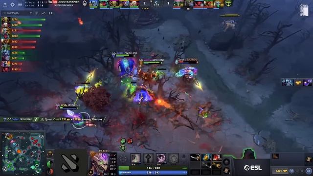 GAIMIN GLADIATORS Vs QUEST - ELIMINATION GAME - DREAMLEAGUE SEASON 21
