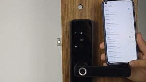Дверной смарт-замок Tuya с Wi-Fi, биометрическим сканером отпечатков пальцев, смарт-картой