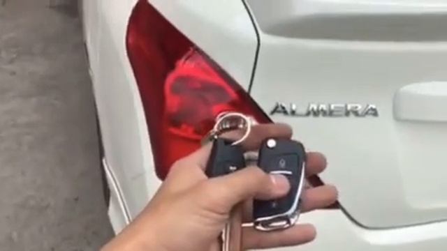 รานทำกญแจรโมท NISSAN ALMERA 2016